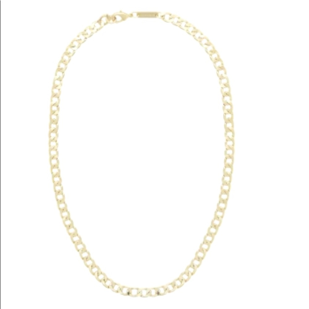 16” gold chain necklace
